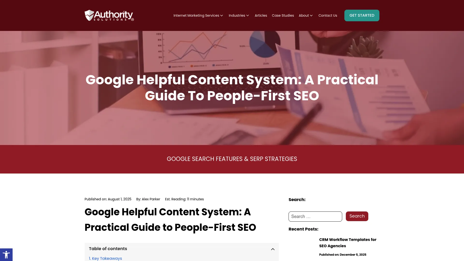 Screenshot of www.authoritysolutions.com